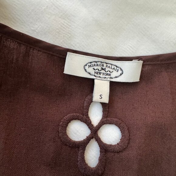 Mirror palais Maria Dress in Chocolat- Size S - Picture 7 of 8